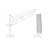 Oxford Premium Large Canti-Lever Parasol Cover 250cm