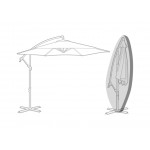 Oxford Premium Medium Canti-Lever Parasol Cover 54cm Oxford Premium Medium Canti-Lever Parasol Cover 54cm