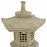 Pagoda On Pedestal 96cm Weathered Dark Stone Effect