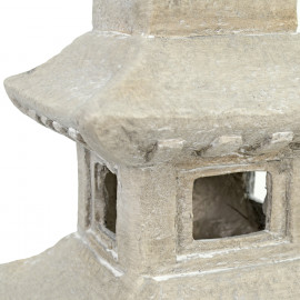 Pagoda Stack 79cm Weathered Light Stone Effect Pagoda Stack 79cm Weathered Light Stone Effect