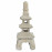 Pagoda Stack 79cm Weathered Light Stone Effect