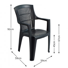 Parma Stacking Chair – 2 colour options Parma Stacking Chair – 2 colour options