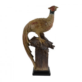 Pheasant Carved Wood Effect Pheasant Carved Wood Effect