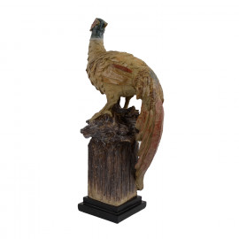 Pheasant Carved Wood Effect Pheasant Carved Wood Effect