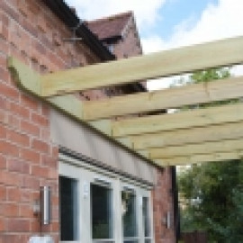 Premium Lean to Pergola - 2 Post Premium Lean to Pergola - 2 Post