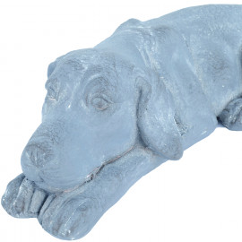 Puppy Lying – blue iron effect Puppy Lying – blue iron effect