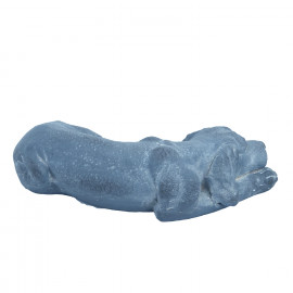 Puppy Lying – blue iron effect Puppy Lying – blue iron effect