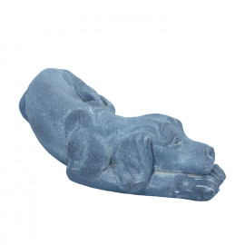 Puppy Lying – blue iron effect Puppy Lying – blue iron effect