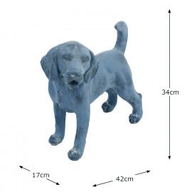 Puppy Standing – blue iron effect Puppy Standing – blue iron effect