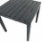 Roma Square Table with Sicily Chair in Anthracite