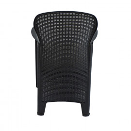 Roma Rectangular Table and Sicily Chairs in Anthracite Roma Rectangular Table and Sicily Chairs in Anthracite