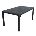 Salerno Rectangular Table in Anthracite Salerno Rectangular Table in Anthracite