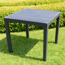 Salerno Square Table in Anthracite Salerno Square Table in Anthracite