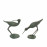 Sandpipers Pair Aluminium – dark verdigris