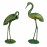 Cranes Pair – gold verdigris