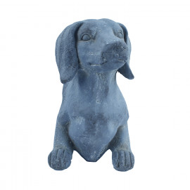 Sausage Dog Planter – blue iron effect Sausage Dog Planter – blue iron effect