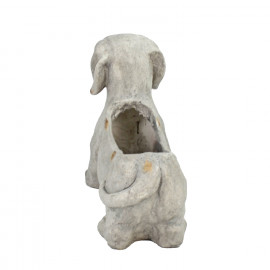 Sausage Dog Planter – weathered stone effect Sausage Dog Planter – weathered stone effect
