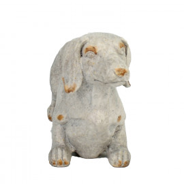 Sausage Dog Planter – weathered stone effect Sausage Dog Planter – weathered stone effect