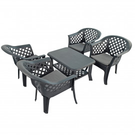 Savona coffee table with 4 Savona chairs