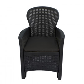 Sicily Armchair (pack of 2) – Anthracite