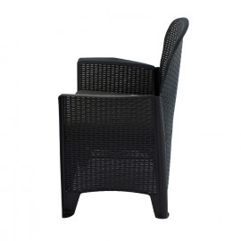 Sicily Armchair (pack of 2) – Anthracite