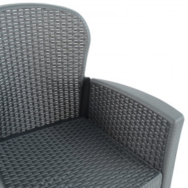 Sicily Armchair (pack of 2) – Anthracite