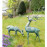 Small Deer pair – gold verdigris