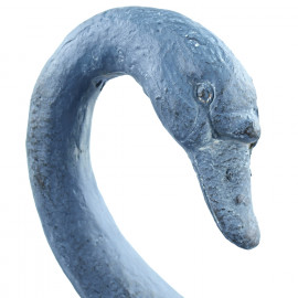 Swan Planter – blue iron effect Swan Planter – blue iron effect