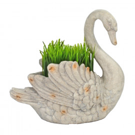 Swan Planter – weathered stone effect Swan Planter – weathered stone effect