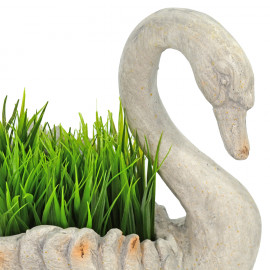 Swan Planter – weathered stone effect Swan Planter – weathered stone effect