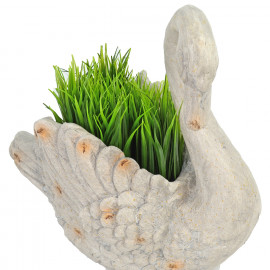 Swan Planter – weathered stone effect Swan Planter – weathered stone effect