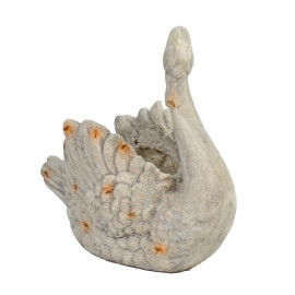 Swan Planter – weathered stone effect Swan Planter – weathered stone effect