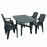 Taranto 4 table with Parma chairs – 2 colour option