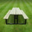 Tinwell Steel Picnic Bench