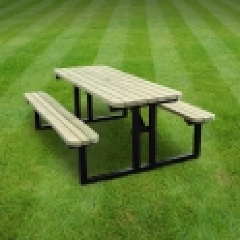 Tinwell Steel Rounded Picnic Bench