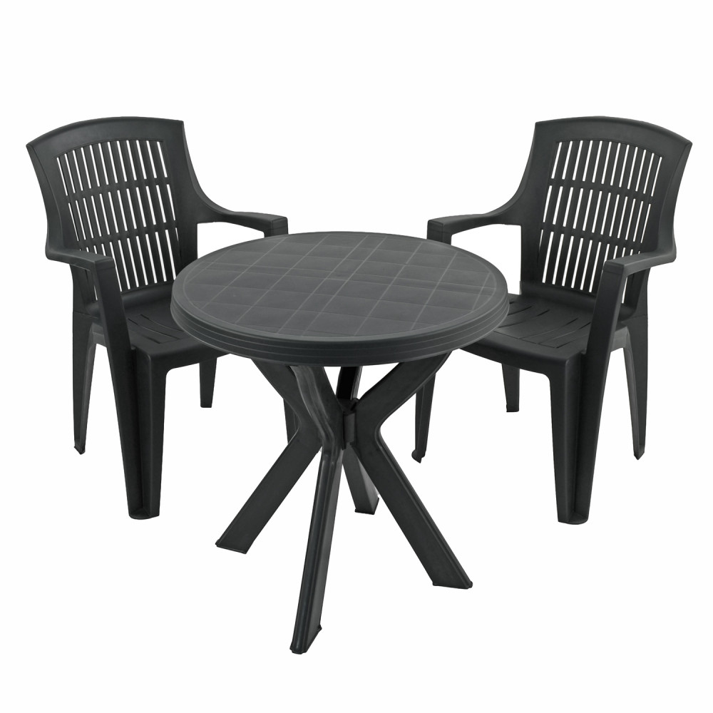 Tivoli table with Parma chairs- 2 colour option