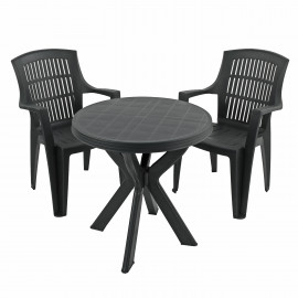 Tivoli table with Parma chairs- 2 colour option