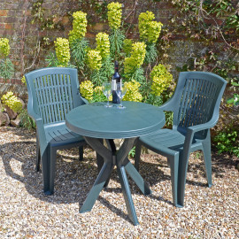 Tivoli table with Parma chairs- 2 colour option
