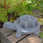 Tortoise Planter – blue iron effect Tortoise Planter – blue iron effect