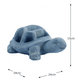 Tortoise Planter – blue iron effect Tortoise Planter – blue iron effect