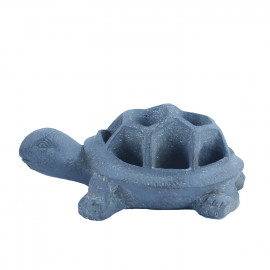 Tortoise Planter – blue iron effect Tortoise Planter – blue iron effect