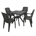 Turin table with Parma chairs- 2 colour option Turin table with Parma chairs- 2 colour option