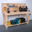Wooden Work Bench With Back panel