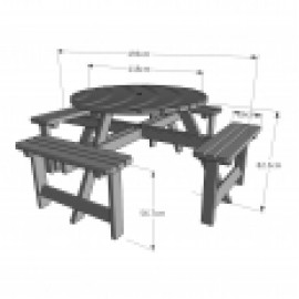Whitwell Table - With 2 Table Top Options Whitwell Table - With 2 Table Top Options