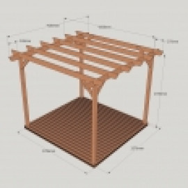 Wooden Pergola and Decking Kit Wooden Pergola and Decking Kit