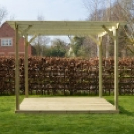 Wooden Pergola and Decking Kit Wooden Pergola and Decking Kit