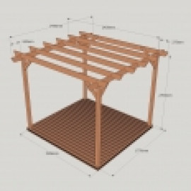 Wooden Pergola and Decking Kit Wooden Pergola and Decking Kit