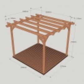 Wooden Pergola and Decking Kit Wooden Pergola and Decking Kit
